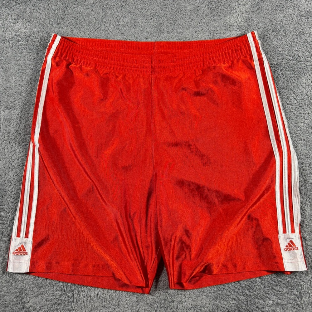 Y2K Adidas Dazzle Shorts Mens XL 3 Stripes Basketball Baggy Drawstrings